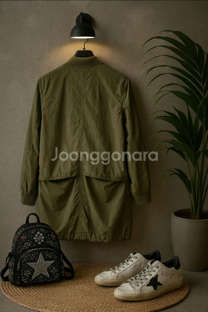 ab.f.z 롱 셔링 블루종--1