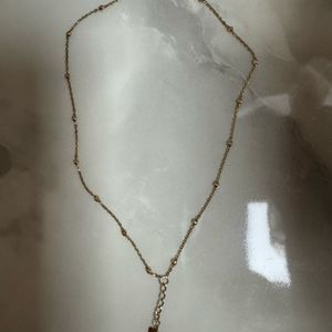 14K 골드 하트 포인트 팔찌