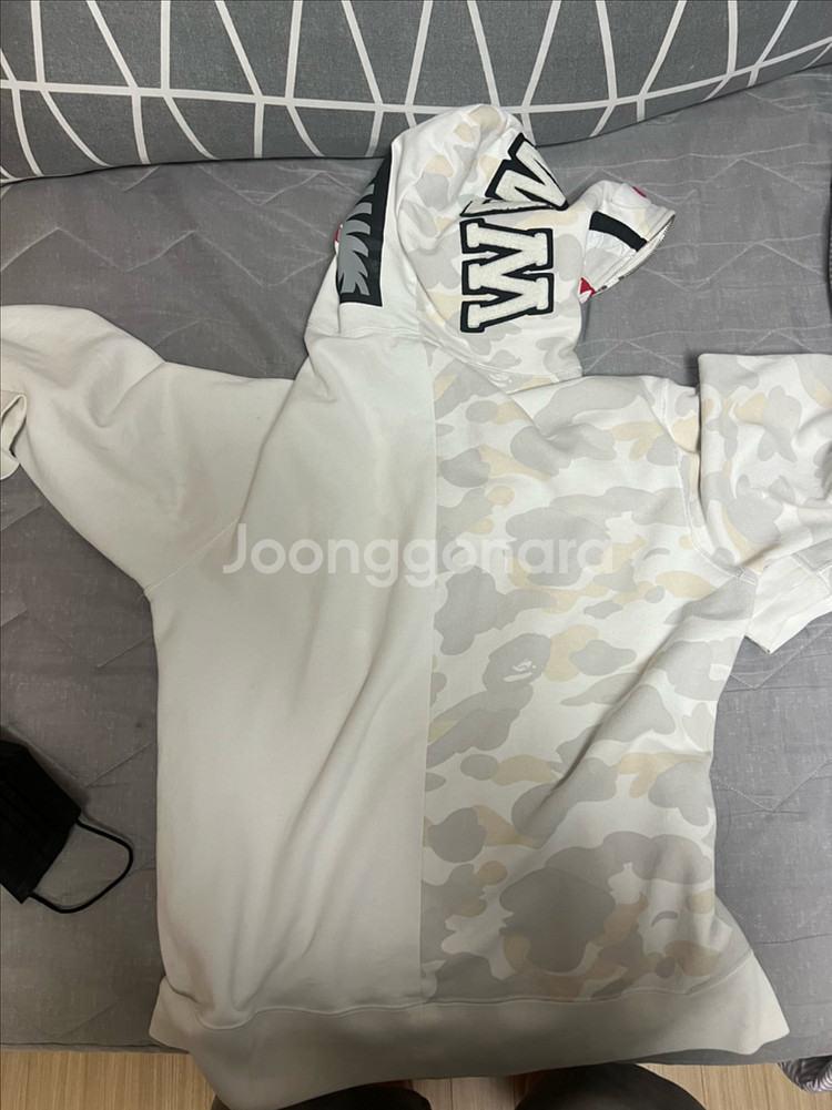 베이프 시티 카모 하프 샤크 후드집업 (베이프 후드집업--6
