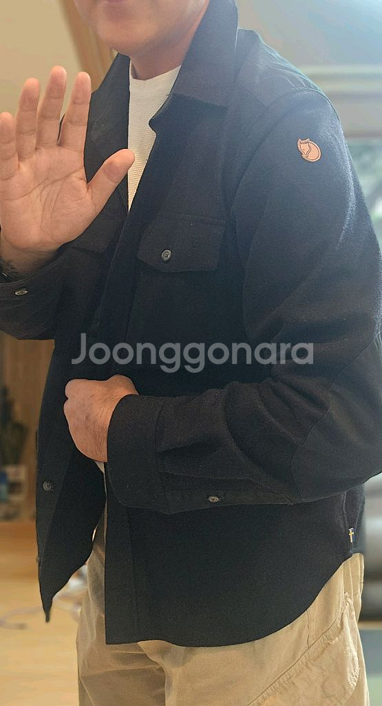 피엘라벤 울 셔츠 자켓 상태A급--3