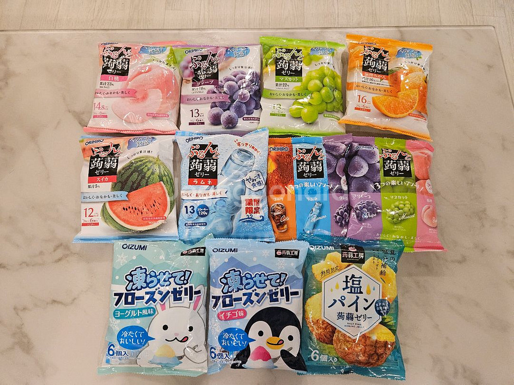 (일본과자) 만난라이프 곤약젤리--1