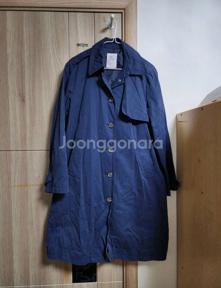 탑텐 네이비 트렌치 코트--0