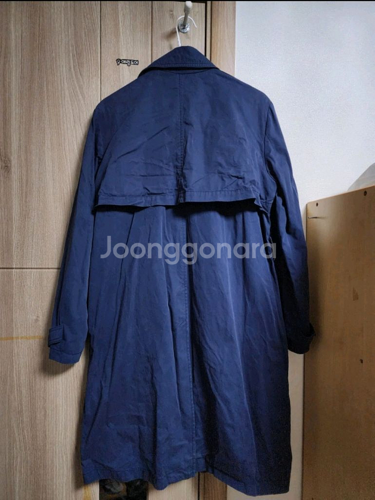 탑텐 네이비 트렌치 코트--1