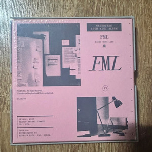 세븐틴 10th Mini Album FML 미개봉 앨범