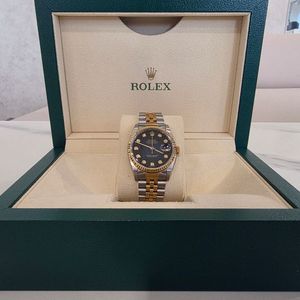 로렉스 데이저스트 16233 옴브레 블루10P 36MM