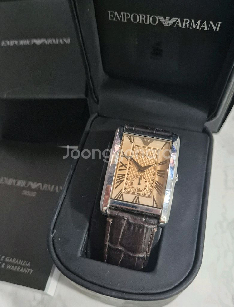 아르마니 탱크 풀박스 시계--0
