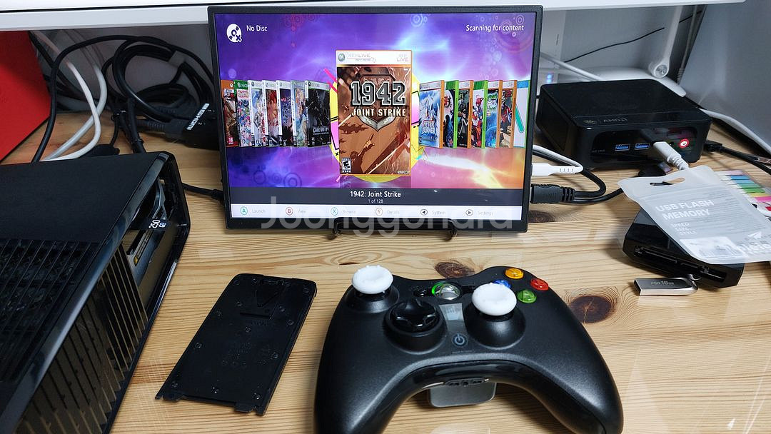 Xbox 360 게임 실행 HDD, USB--6