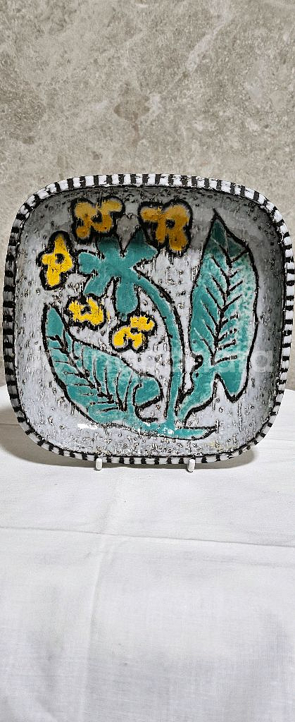 RARE ] 프리뮬라 베리스 플라워 사각접시--0