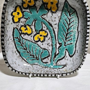 RARE ] 프리뮬라 베리스 플라워 사각접시