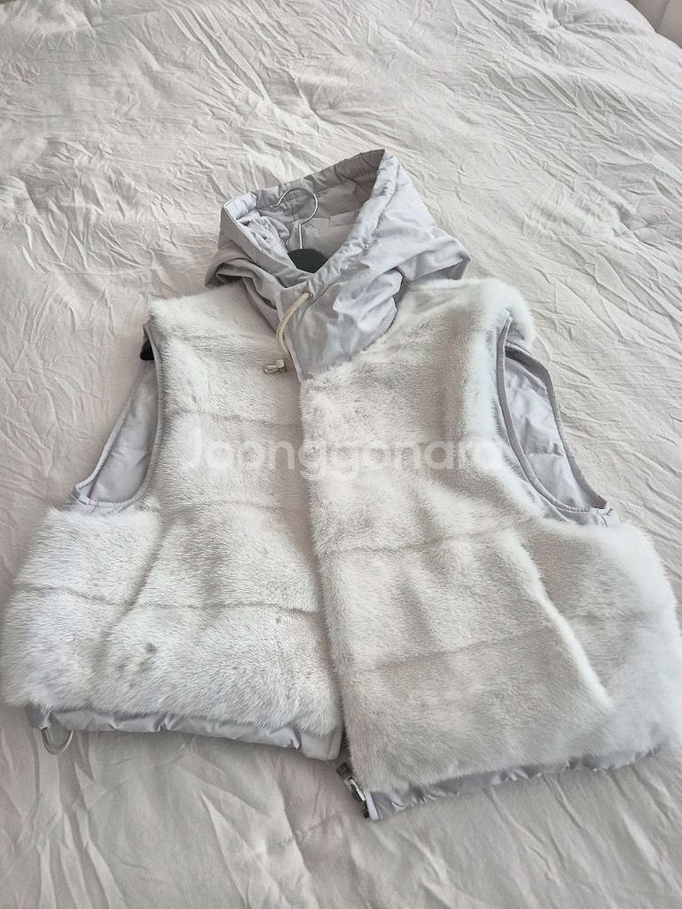 리버시블 밍크 베스트--0