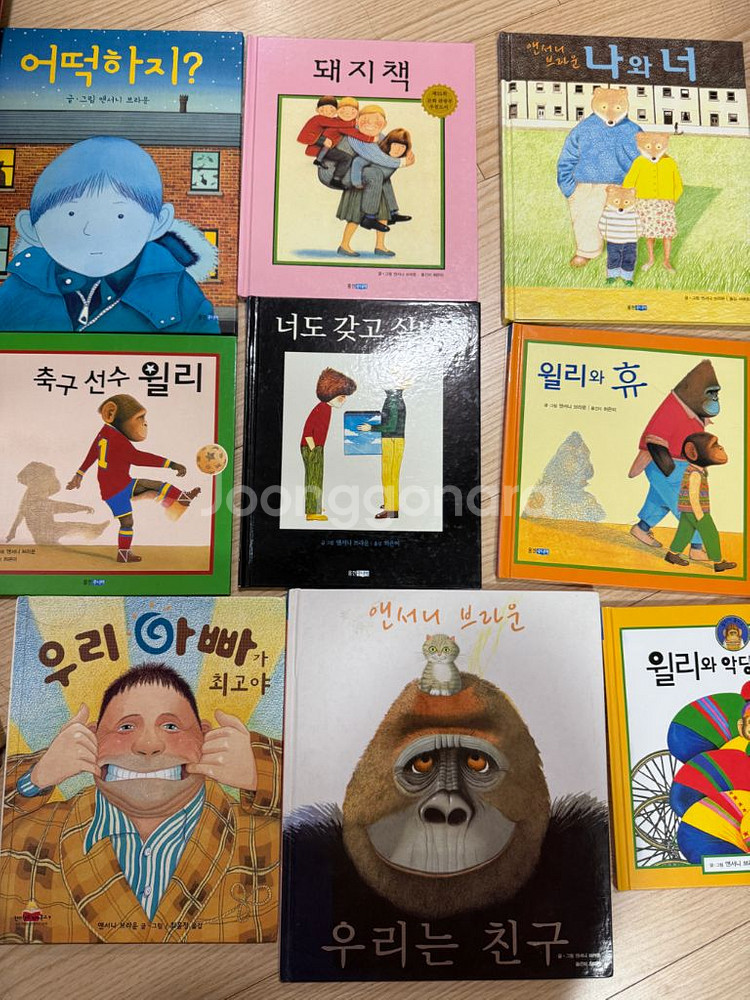 앤서니브라운 그림책16권 +원서 8권--1