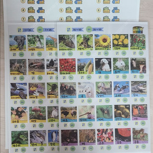 프뢰벨 생생다큐자연관찰 붙임딱지(씽킹펜 스티커)+송카드