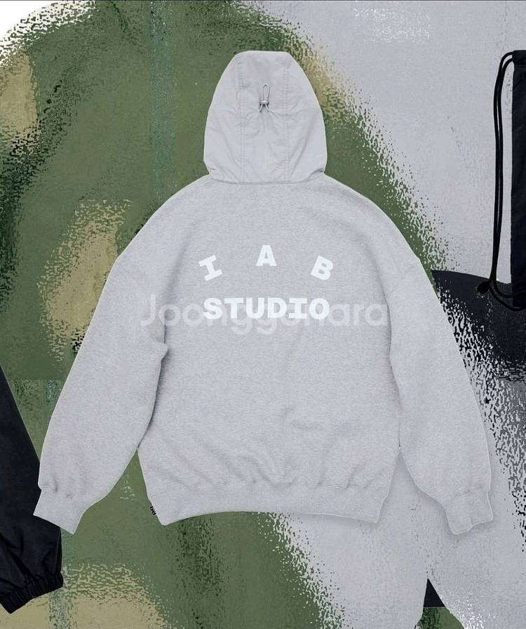 (XL) 아이앱 스튜디오 우븐 후드 그레이--0