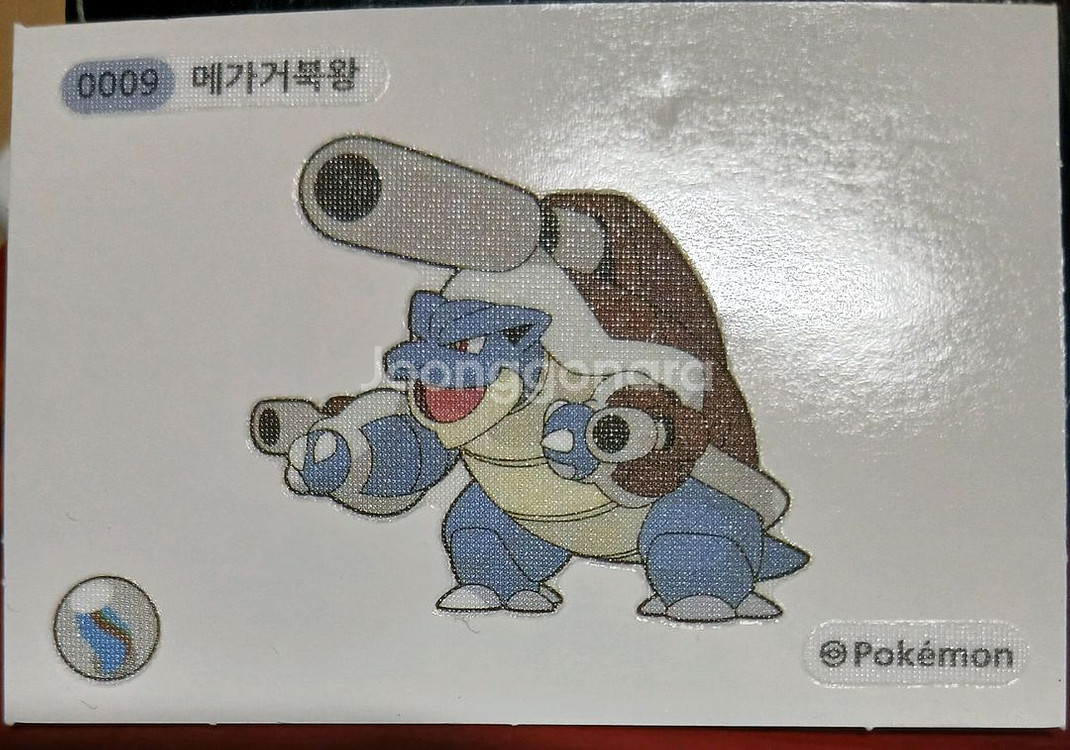 무료배송 포켓몬띠부씰 메가씰 1개 선택 메가다크펫씰--1