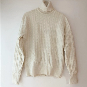 Christian Aujard 울100% 95크림스웨터