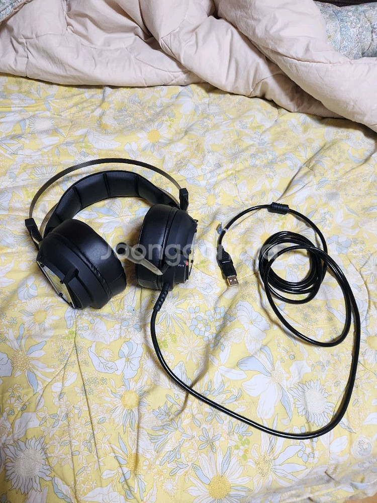 녹스 게이밍 헤드셋 NX-3PLUS 박스 x 팝니다.--0
