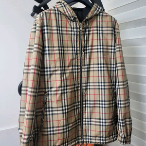 22SS 버버리 체크 리버시블 바람막이 자켓 L