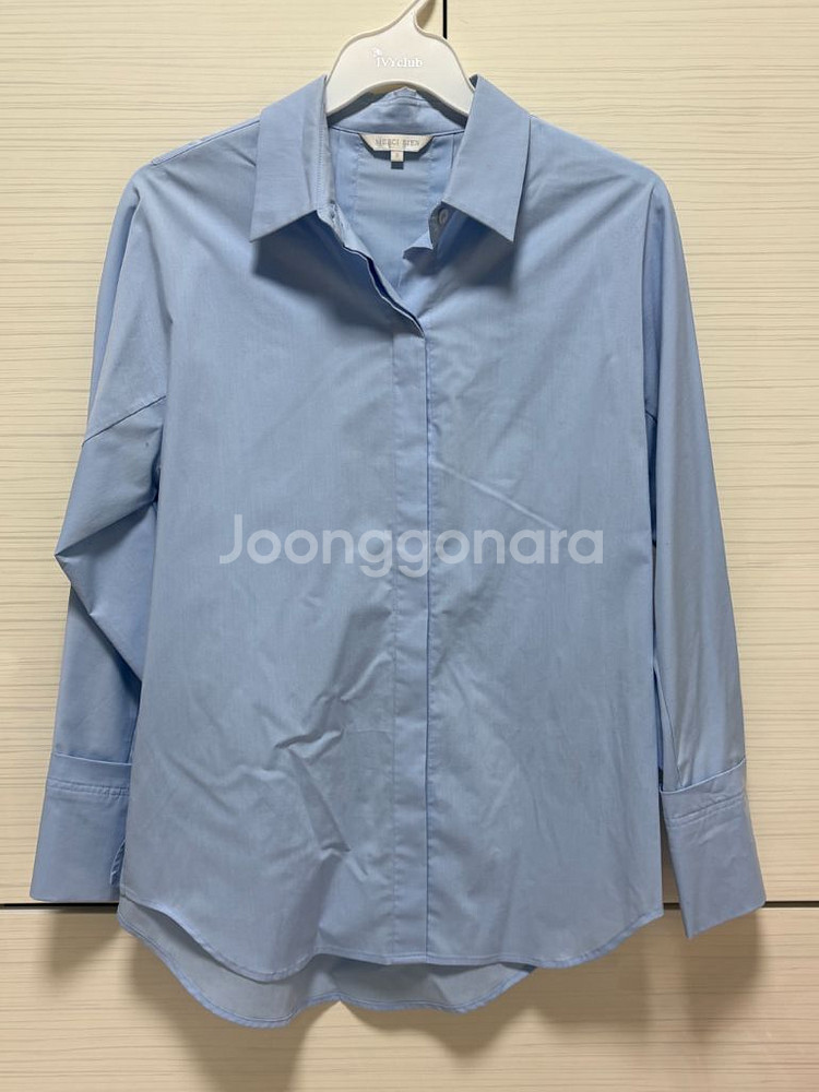 메르시비앙 메비 이삐 셔츠 소라색(스카이블루) 0사이즈--1