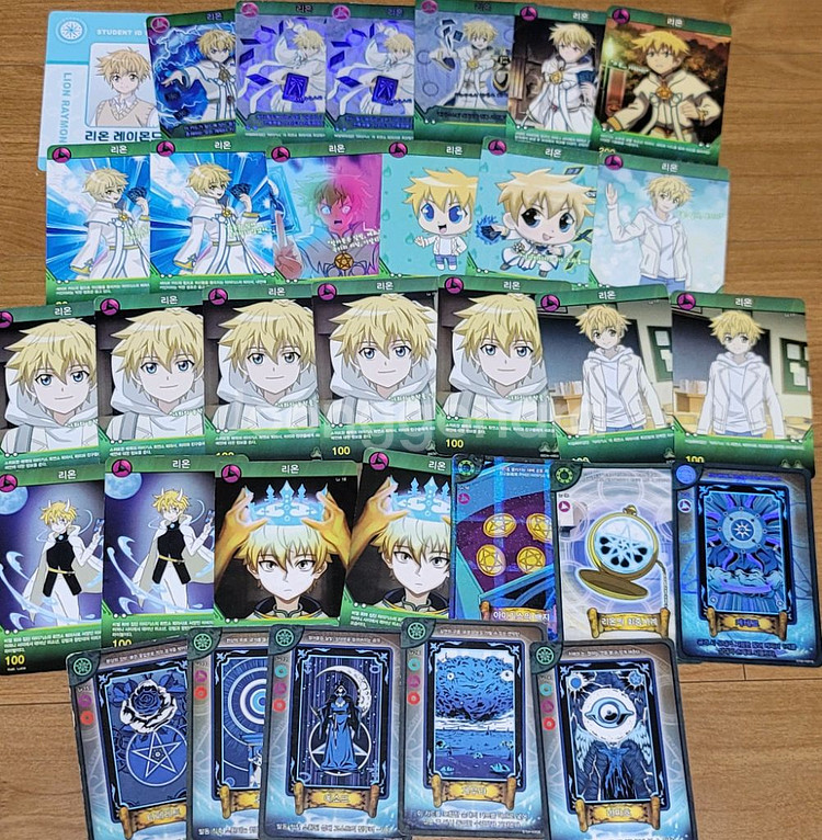 신비아파트 리온 레이몬드 학생증, 카드 일괄 판매합니다--0