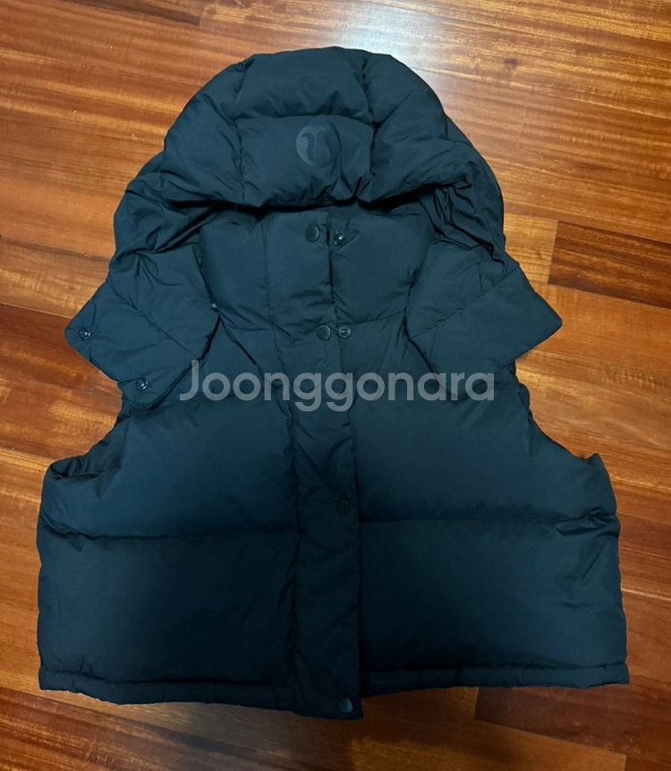 룰루레몬 크롭패딩조끼--1