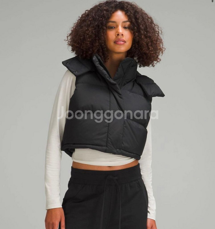 룰루레몬 크롭패딩조끼--10