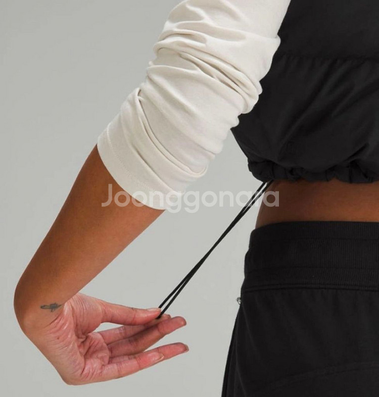 룰루레몬 크롭패딩조끼--9