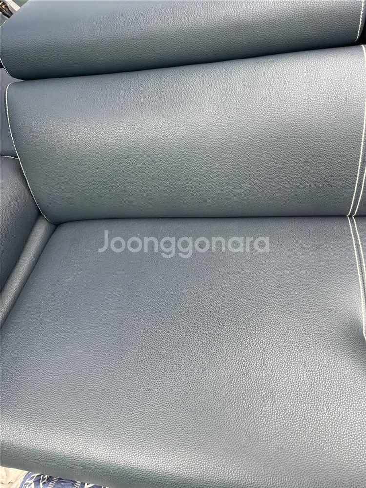 배송 - 새것같은 4인 가죽소파--2