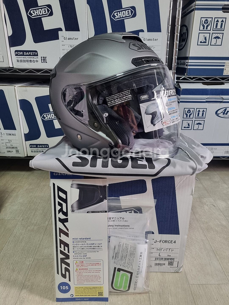 쇼웨이 쇼에이 제이포스4 오픈페이스 헬멧 60만원판매--9
