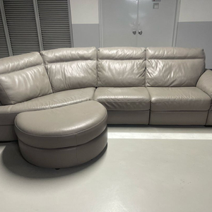 배송 - 나뚜찌 코너형 리클라이너 가죽소파