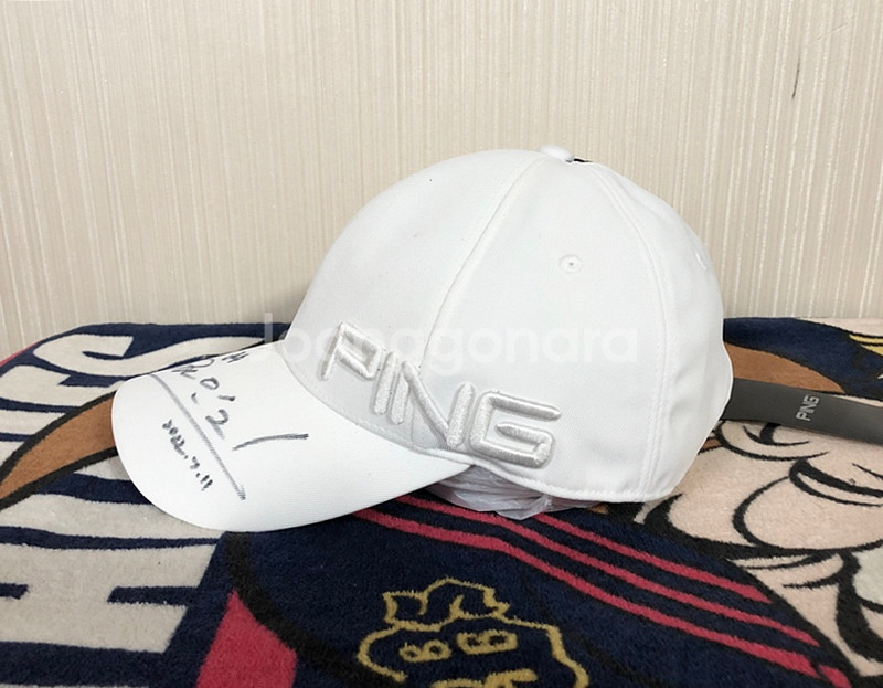 핑(PING)골프 전인지프로 싸인모자--2
