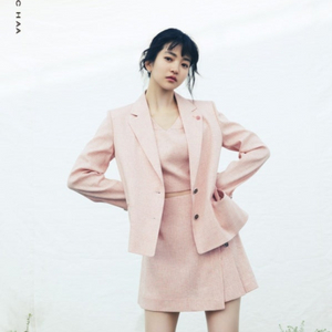 잇미샤 뷔스티에 반바지 셋업 55 오렌지 베이지
