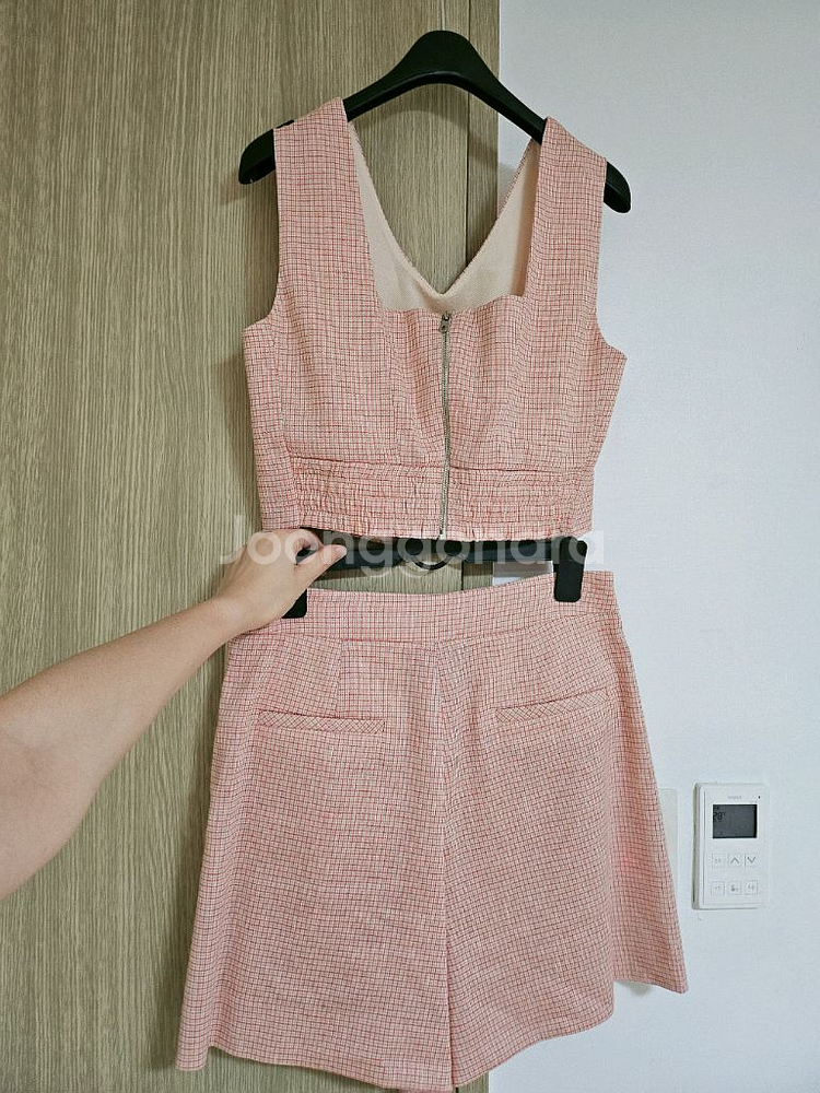 잇미샤 뷔스티에 반바지 셋업 55 오렌지 베이지--5