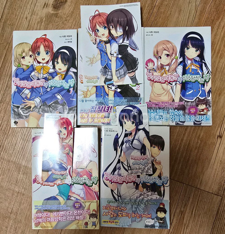 라노벨 인기많은 여동생과 수난당하는 나 1~5 초판포함--0