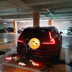 순정 볼보 견인봉 자전거 캐리어 2대용