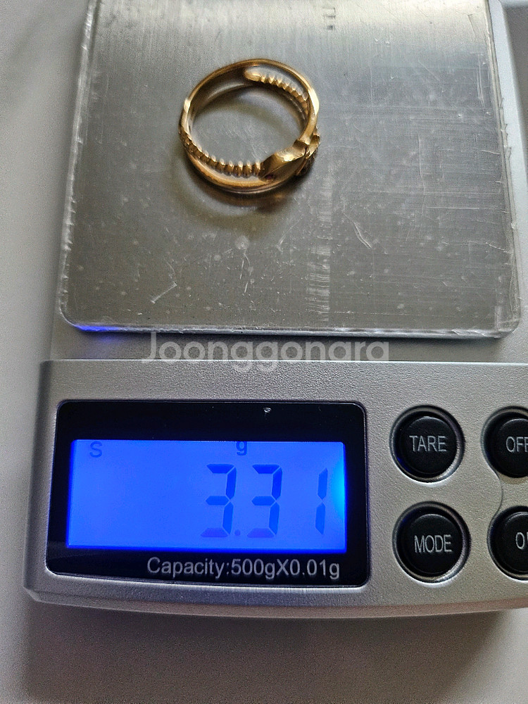 18k 로즈골드 반지--2