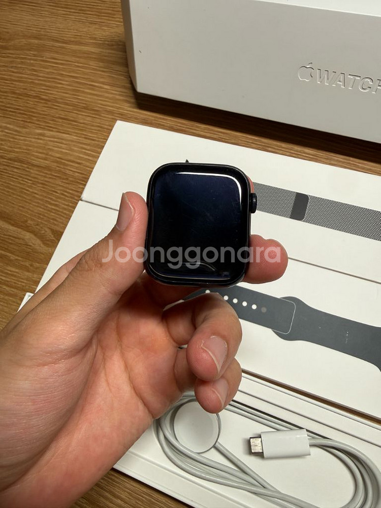 애플워치7 (45mm, 미드나잇블루) 밀레니즈루프--8