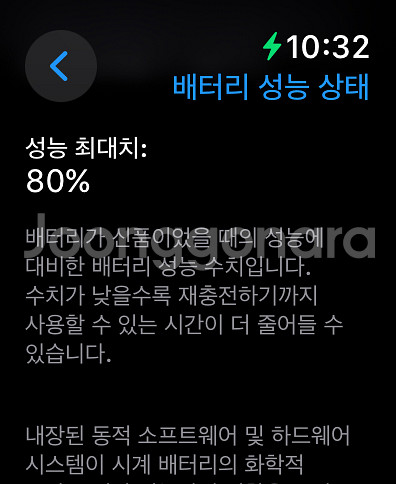 애플워치7 (45mm, 미드나잇블루) 밀레니즈루프--9