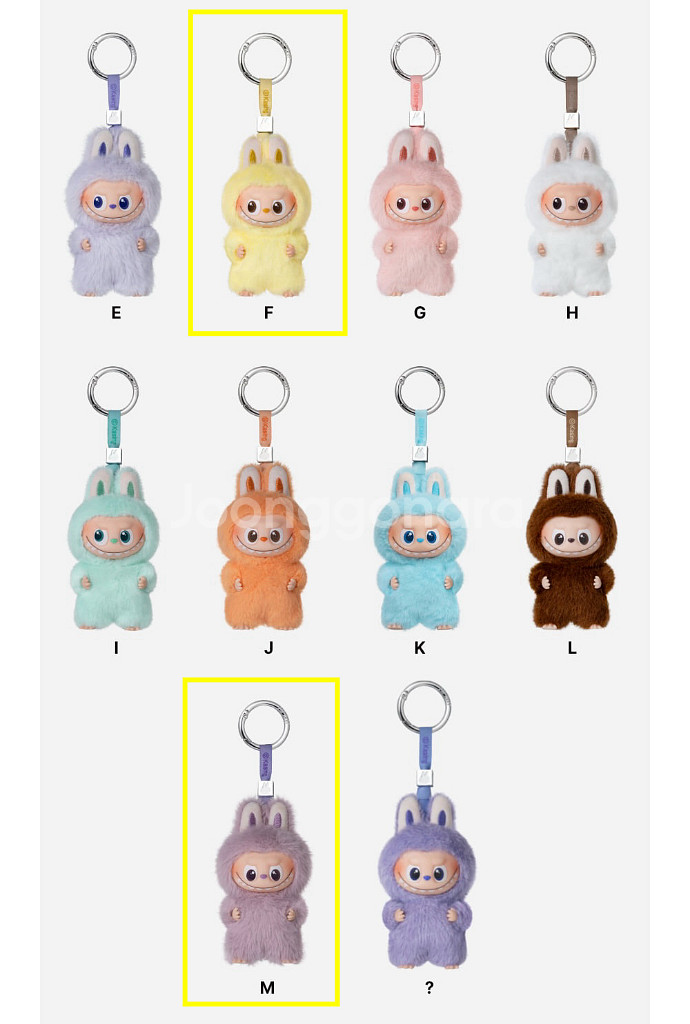 팝마트 미니 라부부 내 마음속 비밀번호 시리즈 키링--1