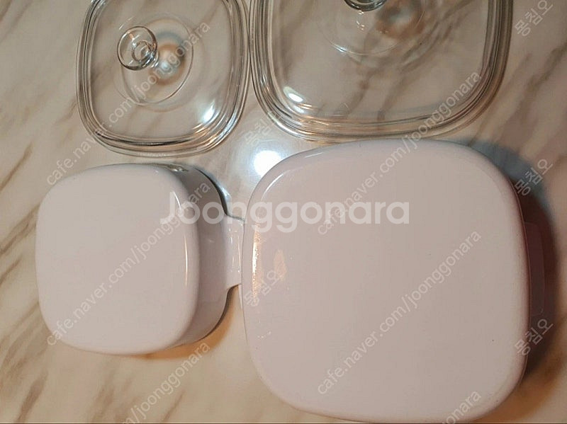 빈티지 코닝웨어 파이렉스 사각 캐서롤 2종 (1종값)--7