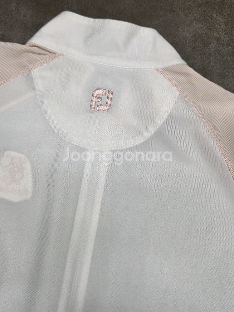 [FJ] 풋조이 배색 라이닝 여성 골프집업 S사이즈--5