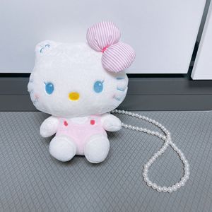 헬로우 키티 진주 크로스백 인형 가방 새상품 택o