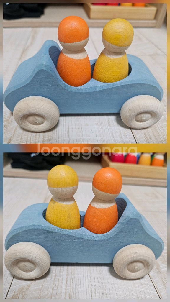 발도로프 교구 그림스 레인보우 등 (정품)--4