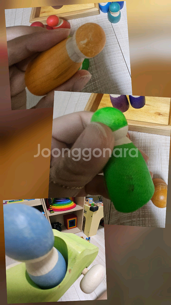 발도로프 교구 그림스 레인보우 등 (정품)--8