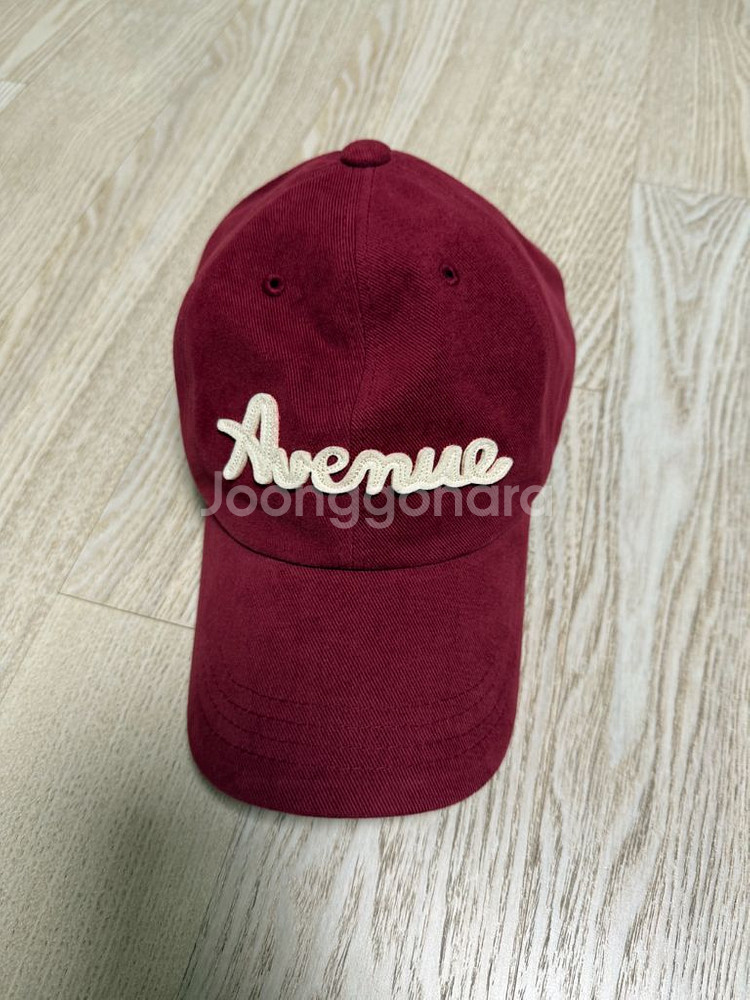Avenue 버건디 볼캡 & NATURAL 블루 볼캡--0