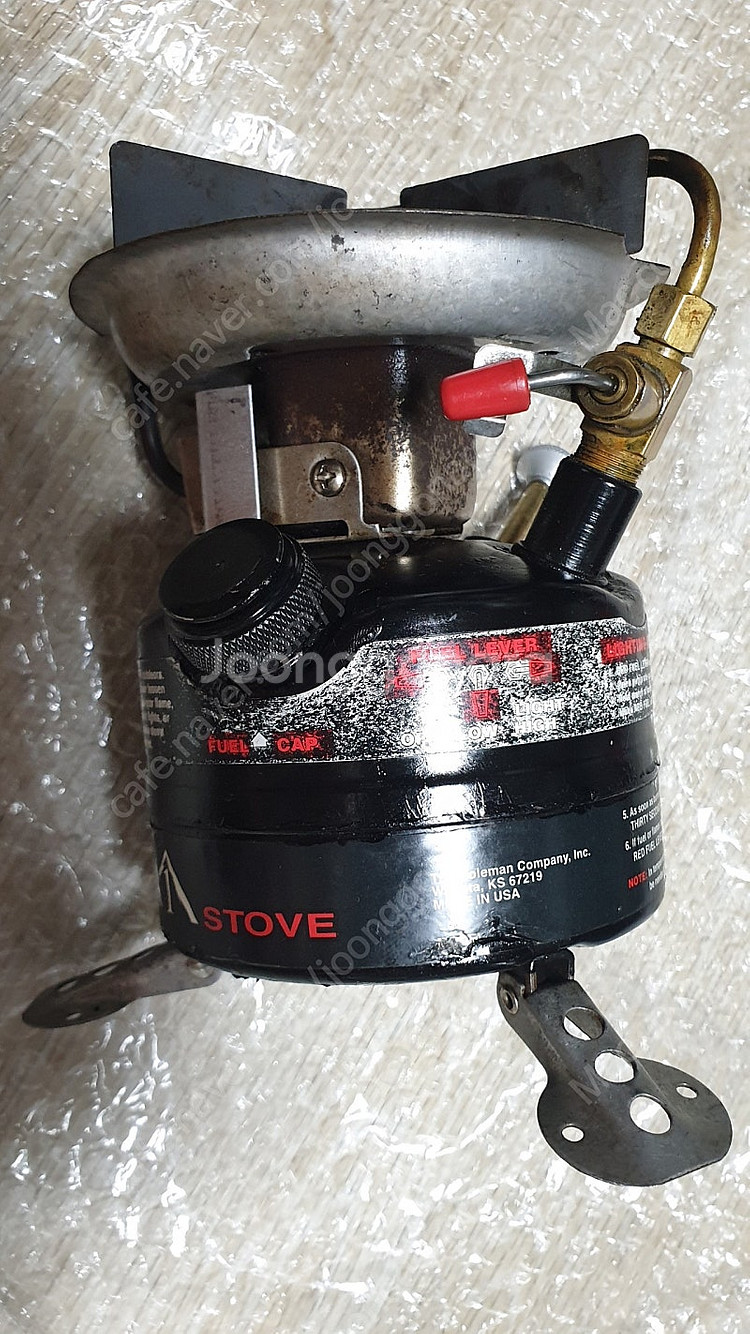 콜맨 가솔린 버너팝니다--3