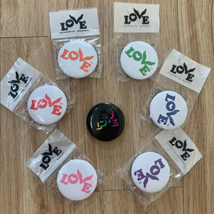 콜드플레이 러브버튼 뱃지