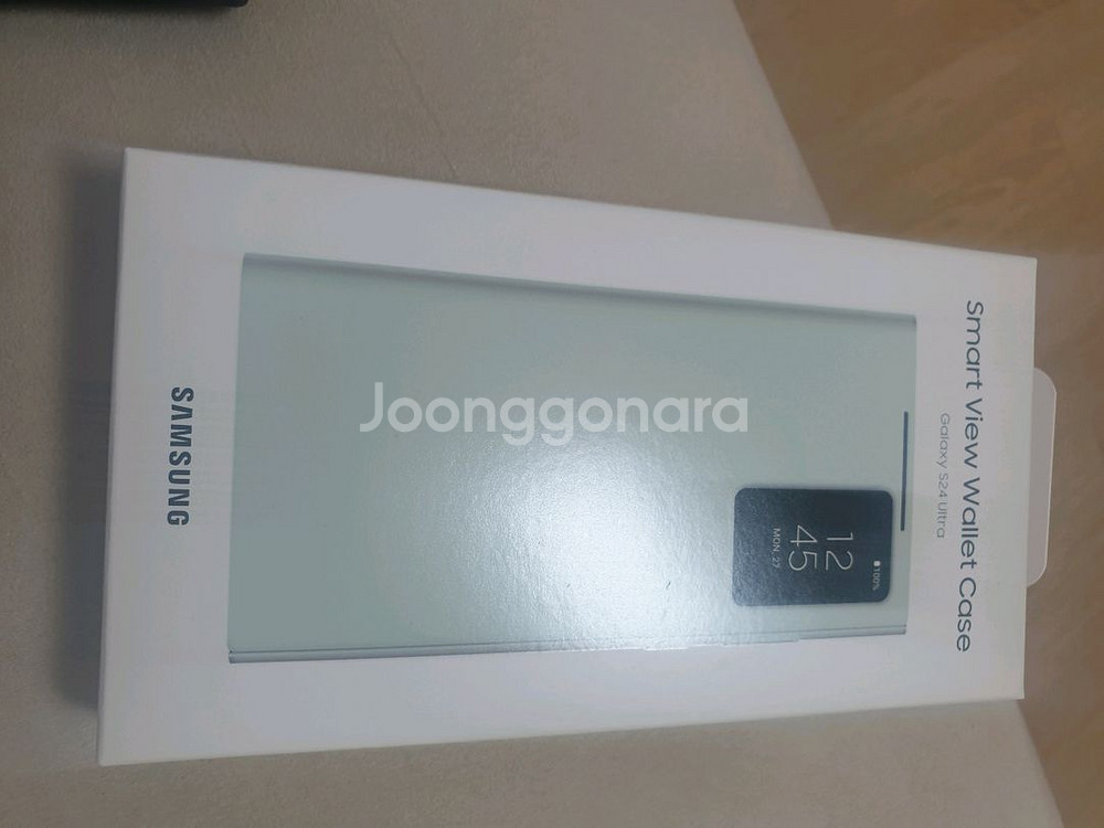 갤럭시s24울트라 월렛 민트 케이스 미개봉 팔아요--0