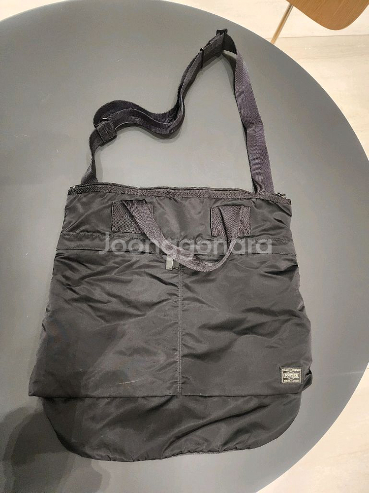 요시다 포터 PORTER 프레임 투웨이 토트백 블랙--2