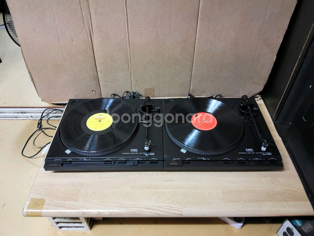 CEC LP 턴테이블 DISCO 4000 2대 ( 앰프--0