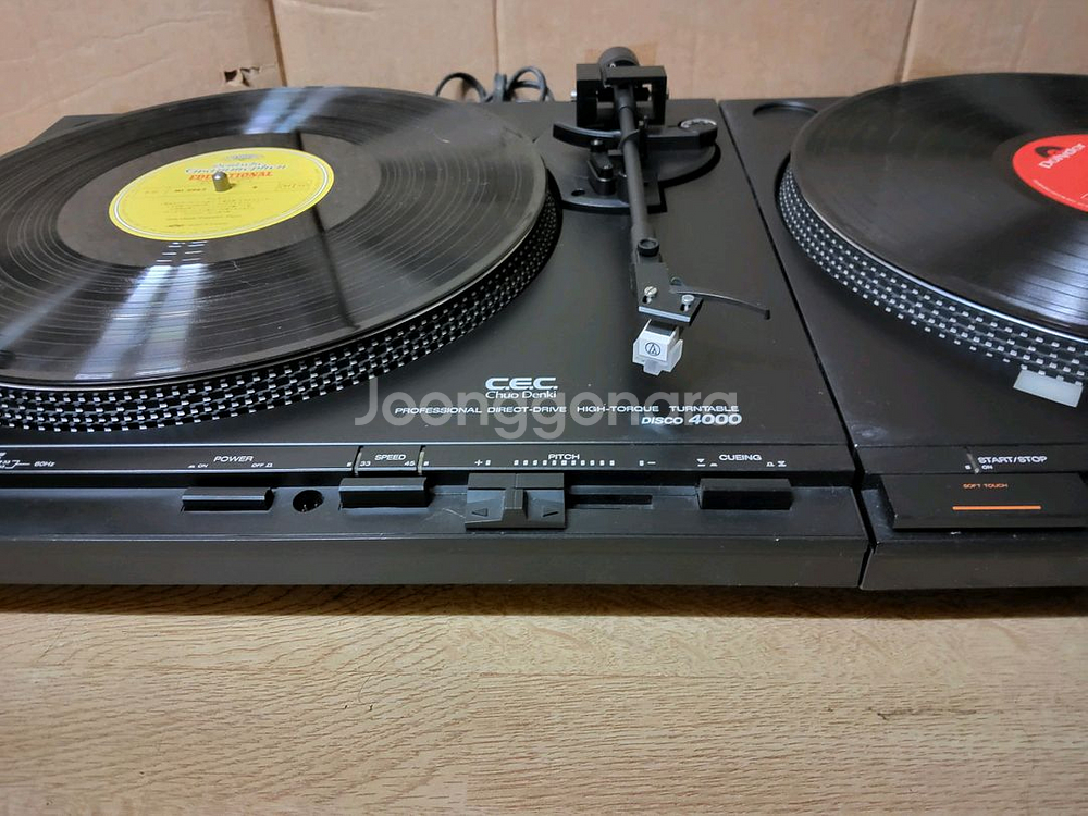 CEC LP 턴테이블 DISCO 4000 2대 ( 앰프--2